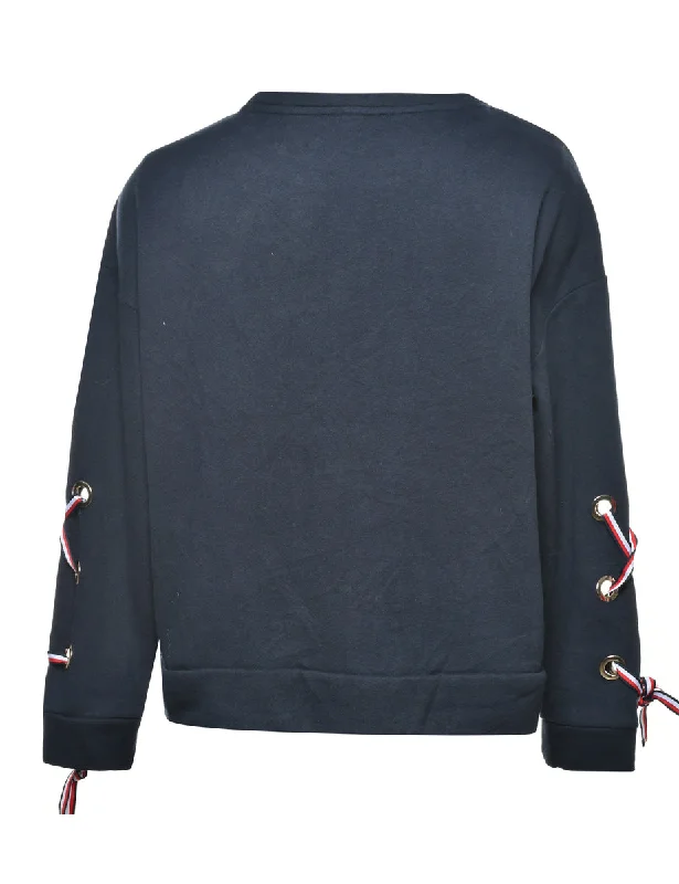 Stylish Casuals Tommy Hilfiger Plain Sweatshirt - M