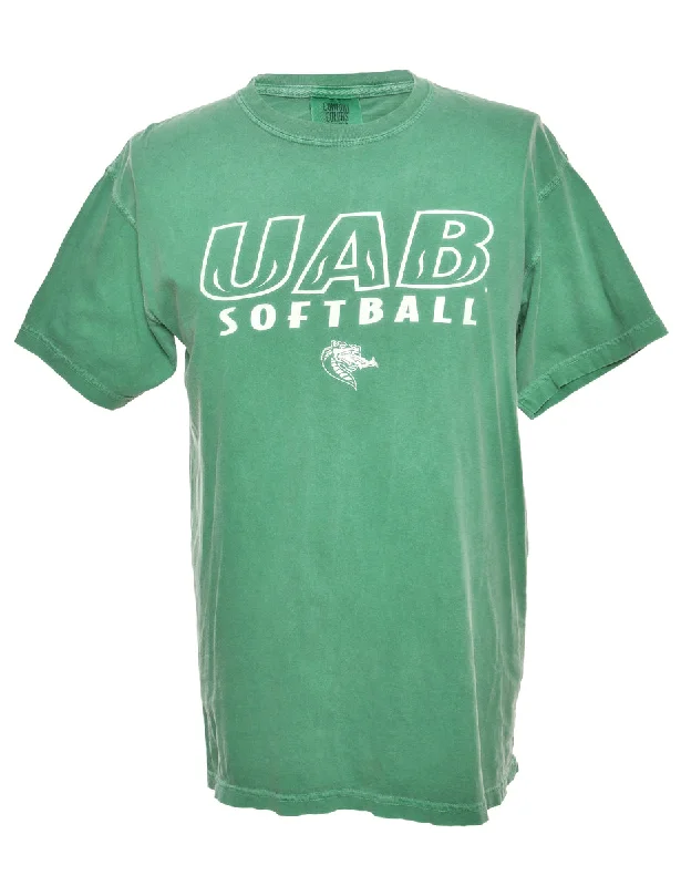 Easygoing Fashion UAB Softball Sports T-shirt - L