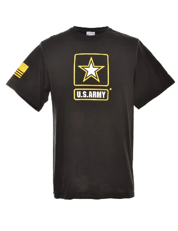 Sweet Girl US Army Printed T-shirt - L