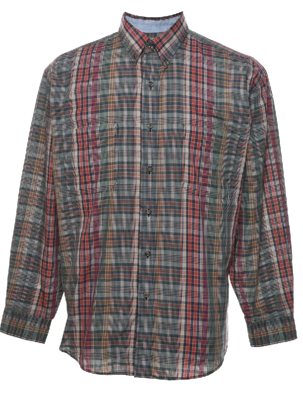 Comfortable Jeans Van Heusen Checked Shirt - M
