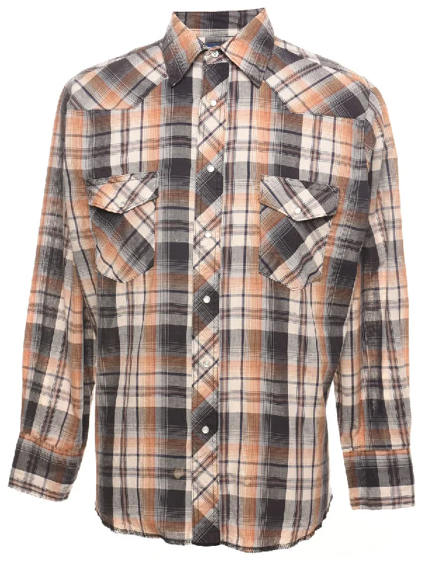 Stunning Fashion Wrangler Checked Multi-Colour Shirt - L