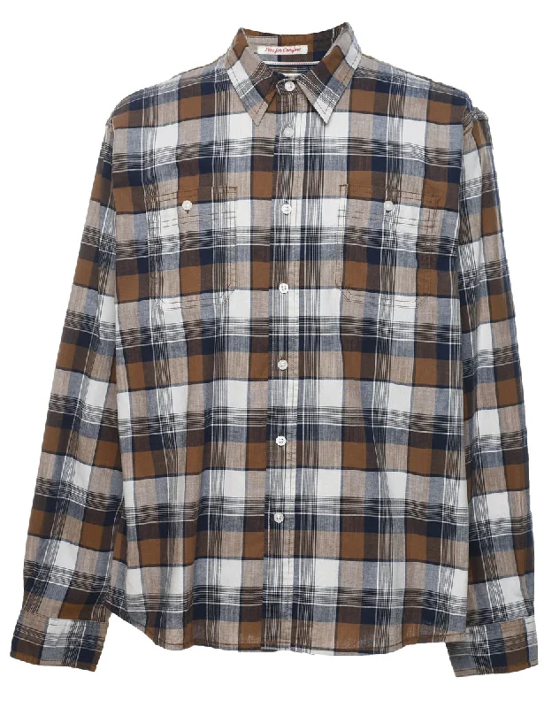 Sports And Leisure Wrangler Checked Shirt - L