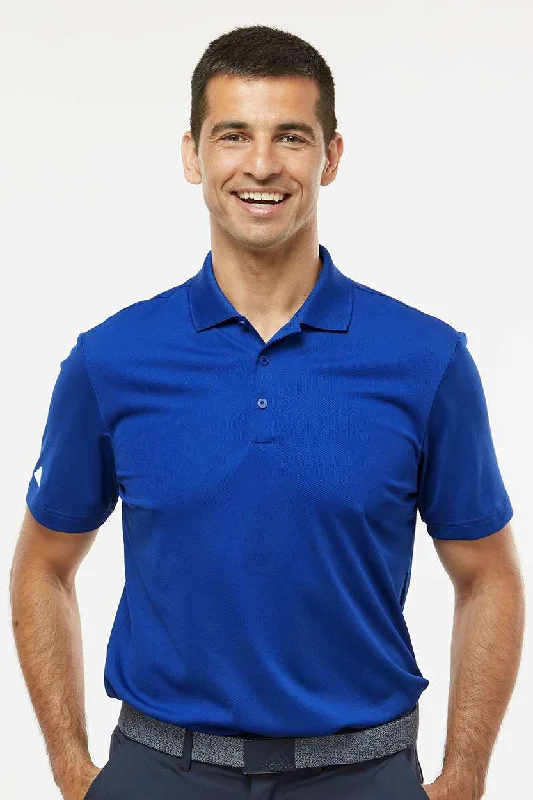 Unique Design Adidas Mens UV Protection Short Sleeve Polo Shirt - Collegiate Royal Blue Unique Design Adidas Mens UV Protection Short Sleeve Polo Shirt - Collegiate Royal Blue