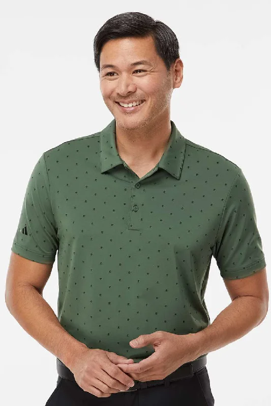 Trendy Items Adidas Mens Pine Tree Moisture Wicking Short Sleeve Polo Shirt - Green Oxide/Black Trendy Items Adidas Mens Pine Tree Moisture Wicking Short Sleeve Polo Shirt - Green Oxide/Black