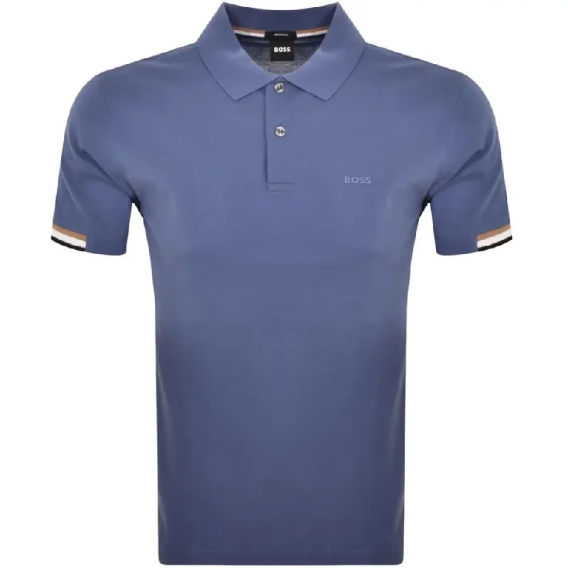Fashionable And Versatile Hugo Boss Men's Parlay 147 Pique Cotton Short Sleeve Polo Shirt, Blue Fashionable And Versatile Hugo Boss Men's Parlay 147 Pique Cotton Short Sleeve Polo Shirt, Blue