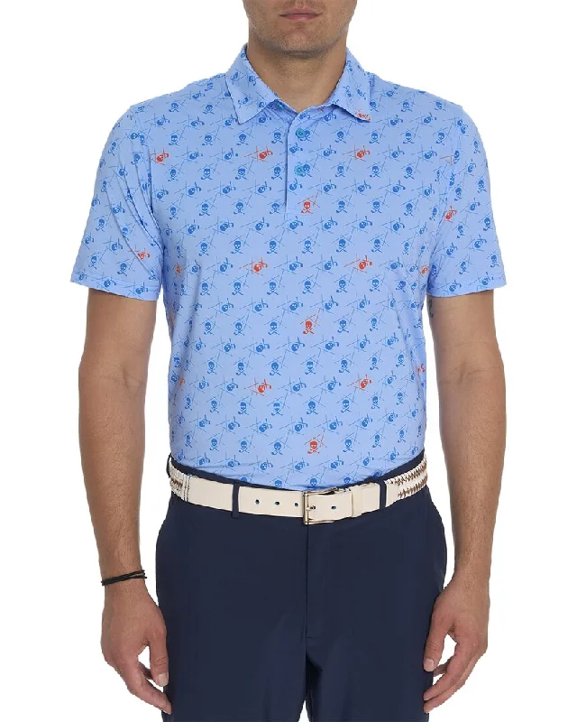 Breathable Design Robert Graham Stinger Knit Polo Shirt
