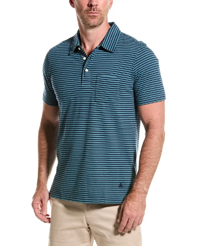 Elegant Wear Brooks Brothers Feeder Stripe Polo Shirt