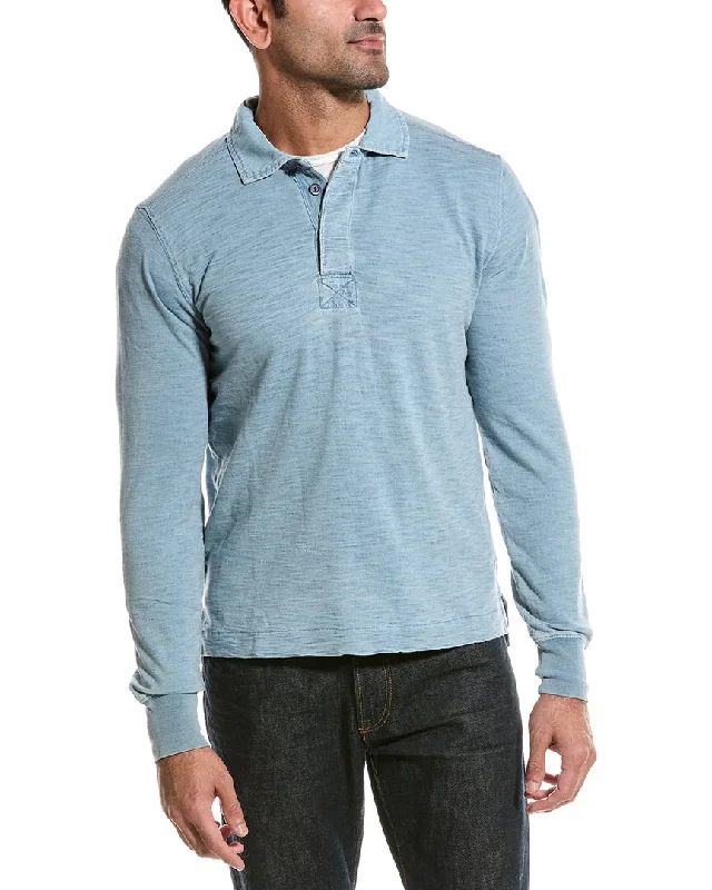 Editorial Design Todd Snyder Bleach Wash Rugby Polo Shirt