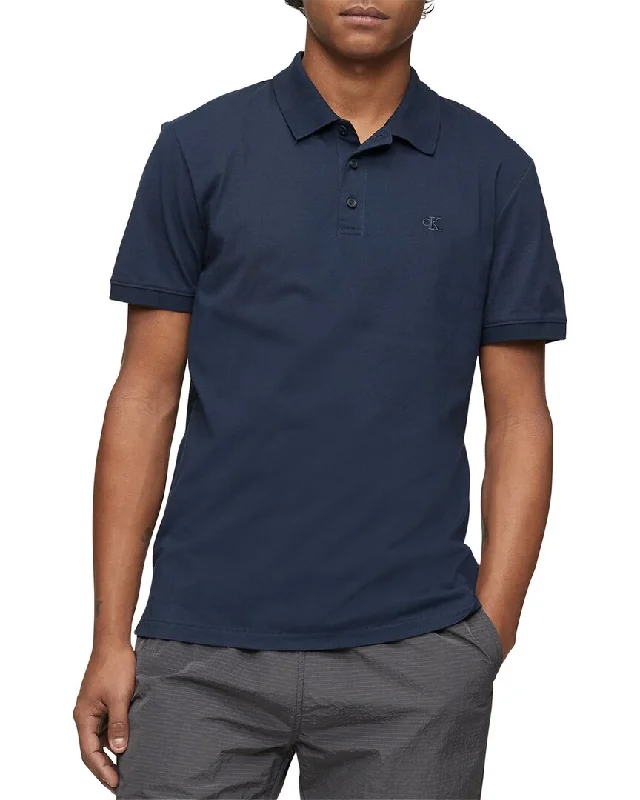 Embroidery Design Calvin Klein Polo Shirt