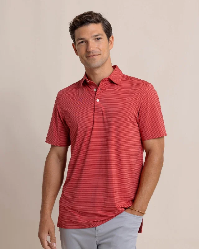 Light Dressing brrr°®-eeze Meadowbrook Stripe Polo