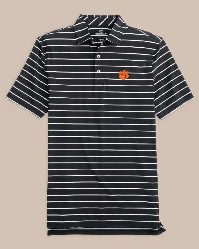 Soft Trends Clemson Tigers brrr°®-eeze Desmond Stripe Polo