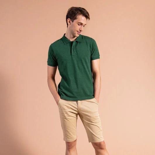 Exquisite Tailoring Cypress Cool Green Cotton Polo T-Shirt