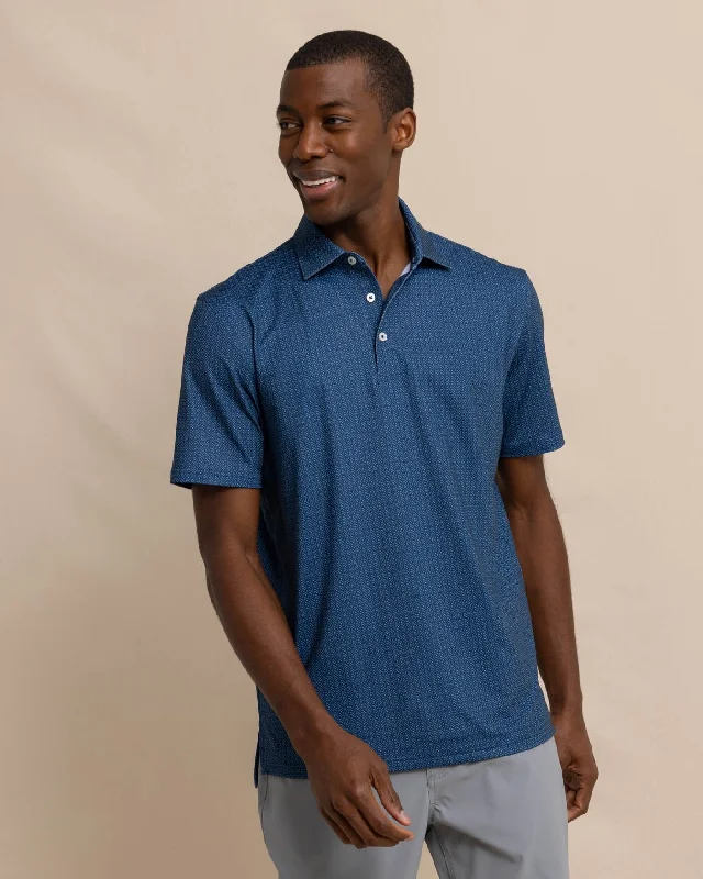 Relaxed And Casual Driver Clubbin It Printed Polo
