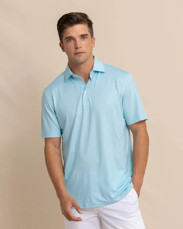 Denim Design Driver Coastal Geo Polo Shirt