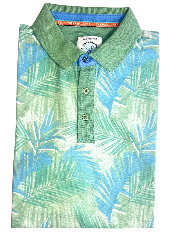 Effortless Style FERN PRINT POLO