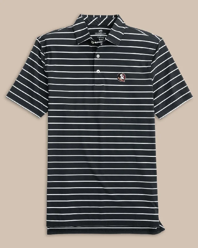 Comfortable Lounge Wear FSU Seminoles brrr°®-eeze Desmond Stripe Polo