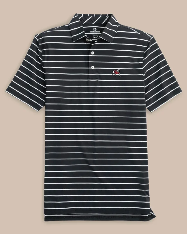 Soft Wearables Georgia Bulldogs brrr°®-eeze Desmond Stripe Polo