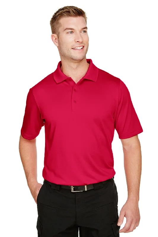 Everyday Style Harriton Mens Advantage Performance Moisture Wicking Short Sleeve Polo Shirt - Red Everyday Style Harriton Mens Advantage Performance Moisture Wicking Short Sleeve Polo Shirt - Red