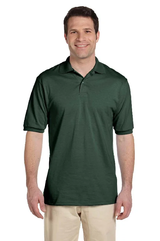 Easygoing Outfits Jerzees Mens SpotShield Stain Resistant Short Sleeve Polo Shirt - Forest Green Easygoing Outfits Jerzees Mens SpotShield Stain Resistant Short Sleeve Polo Shirt - Forest Green