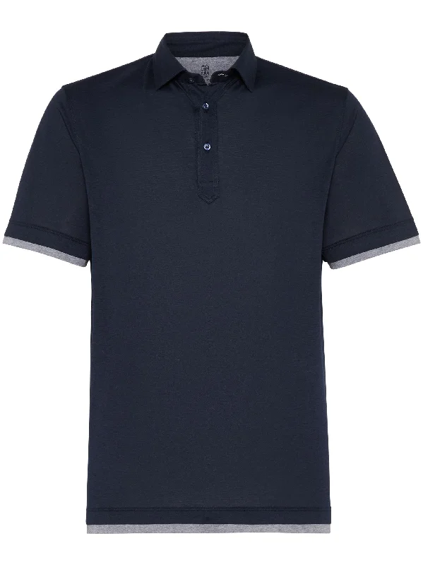 Fashion Selection Layered-Effect Polo Shirt