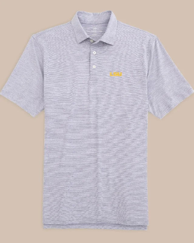 Versatile Comfort Wear LSU Tigers Driver Spacedye Polo Shirt