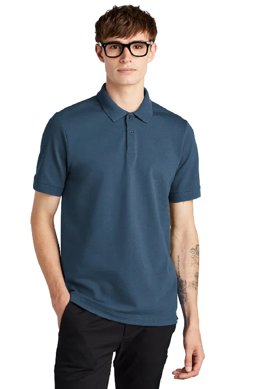 Chic Relaxation Mercer+Mettle Mens Moisture Wicking Short Sleeve Polo Shirt - Insignia Blue Chic Relaxation Mercer+Mettle Mens Moisture Wicking Short Sleeve Polo Shirt - Insignia Blue