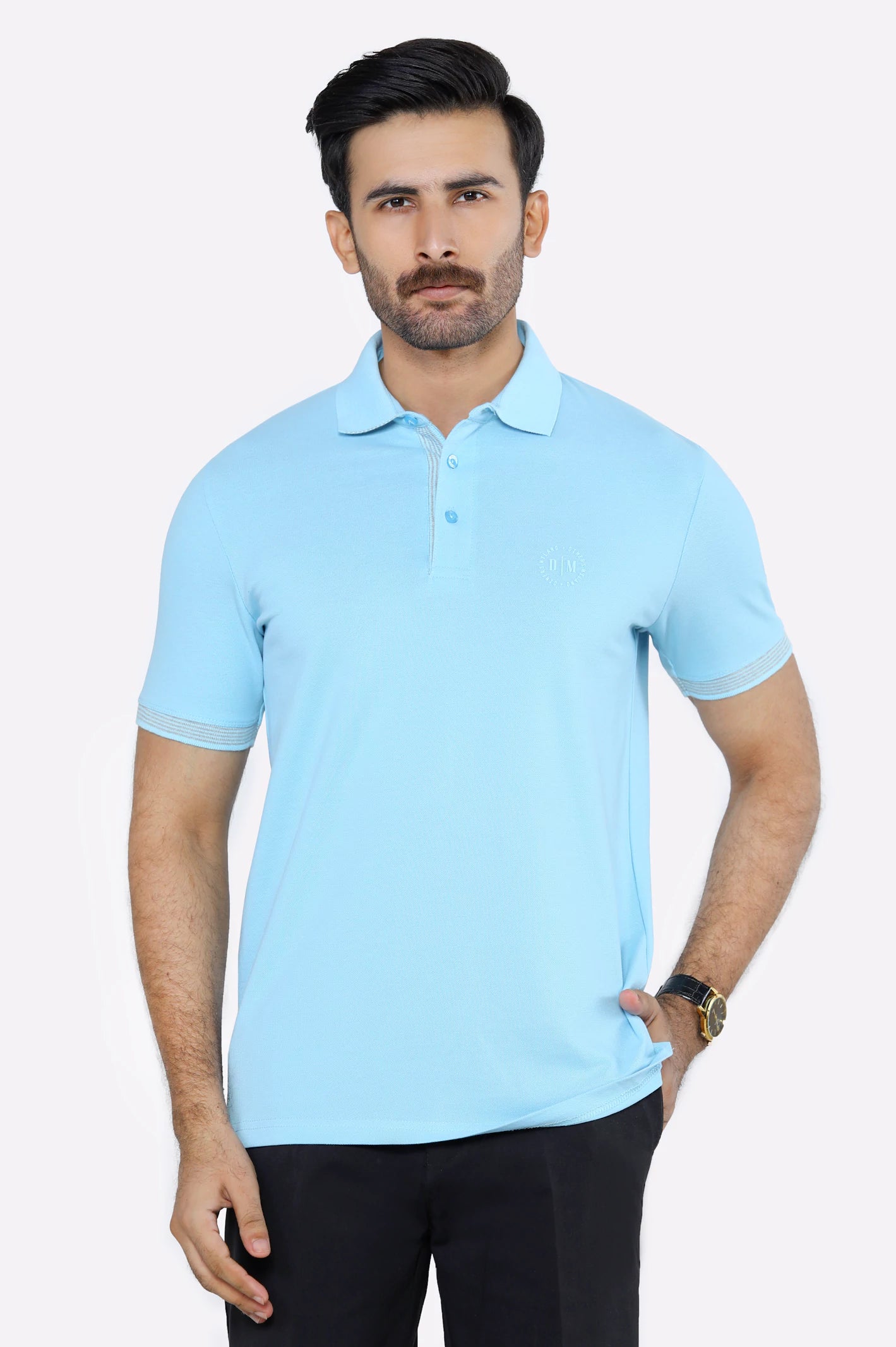 Comfy Pants Tipping Collar Polo