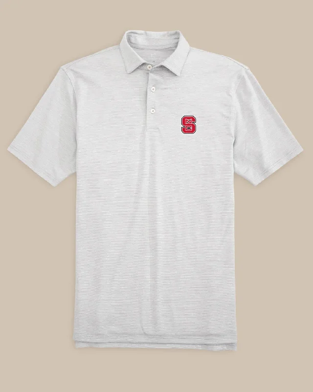 Comfortable down NC State Driver Spacedye Polo Shirt