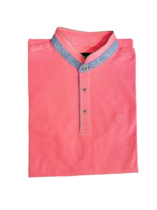 Casual Elegance NERO COLLAR PINK POLO