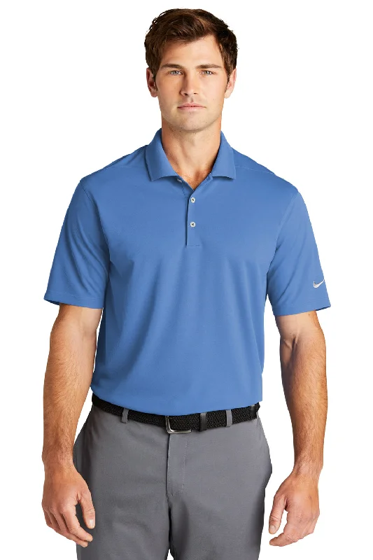 Elegant Comfort Nike Mens Dri-Fit Moisture Wicking Micro Pique 2.0 Short Sleeve Polo Shirt - Valor Blue Elegant Comfort Nike Mens Dri-Fit Moisture Wicking Micro Pique 2.0 Short Sleeve Polo Shirt - Valor Blue
