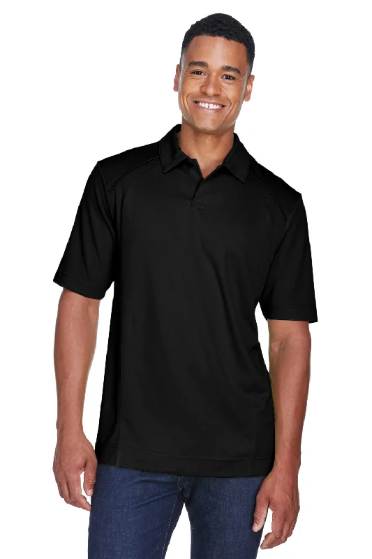 Double-sided Wear North End Mens Sport Red Performance Moisture Wicking Short Sleeve Polo Shirt - Black Double-sided Wear North End Mens Sport Red Performance Moisture Wicking Short Sleeve Polo Shirt - Black