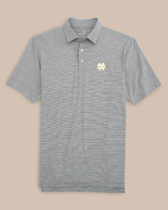 Elegant Style Notre Dame Fighting Irish Driver Spacedye Polo Shirt