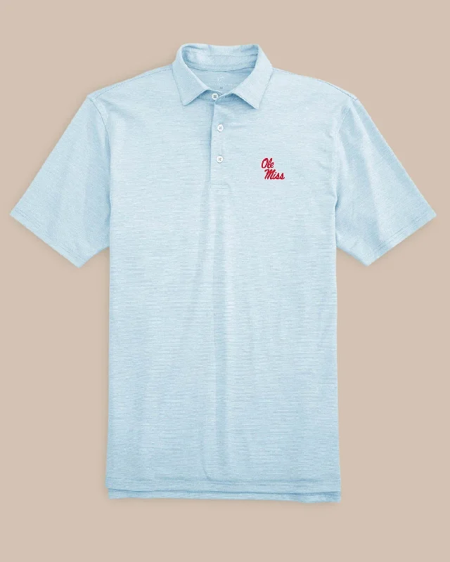 Warm Winter Series Ole Miss Stacked Driver Spacedye Polo Shirt