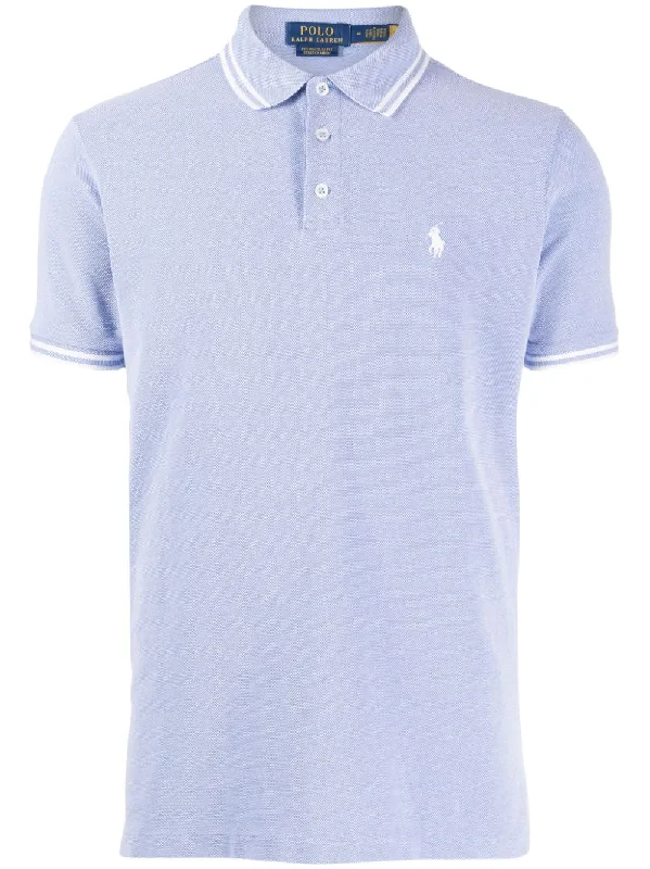 Tropical Style Polo Pony Embroidered Polo Shirt