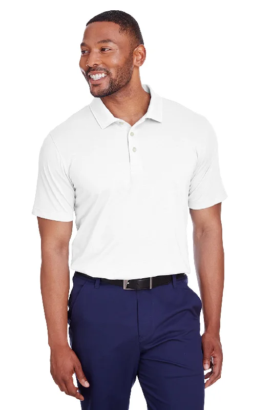 Elegant Fit Puma Mens Fusion Performance Moisture Wicking Short Sleeve Polo Shirt - Bright White Elegant Fit Puma Mens Fusion Performance Moisture Wicking Short Sleeve Polo Shirt - Bright White