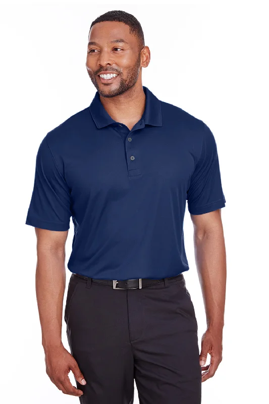 Simple Chic Puma Mens Icon Performance Moisture Wicking Short Sleeve Polo Shirt - Peacoat Blue Simple Chic Puma Mens Icon Performance Moisture Wicking Short Sleeve Polo Shirt - Peacoat Blue