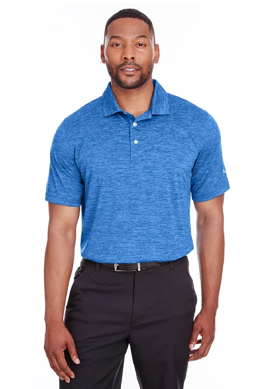 Retro Fashion Puma Mens Icon Performance Moisture Wicking Short Sleeve Polo Shirt - Lapis Blue Retro Fashion Puma Mens Icon Performance Moisture Wicking Short Sleeve Polo Shirt - Lapis Blue