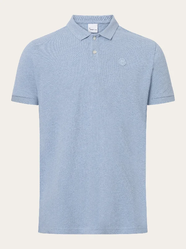 Dessert Matching Basic badge polo - Sky way melange