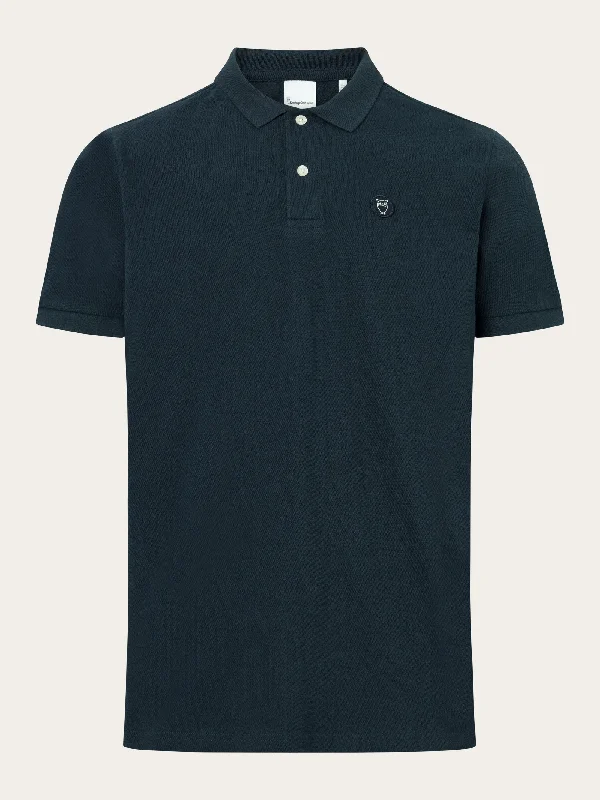 Celebrity Style Basic badge polo - Total Eclipse