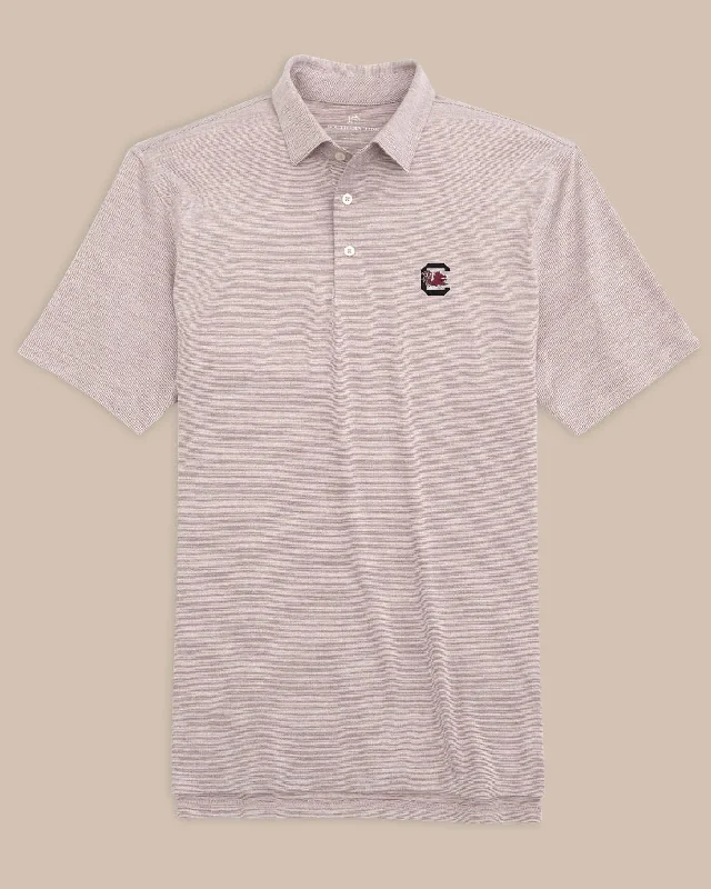 Bottom And Versatile USC Gamecocks Driver Spacedye Polo Shirt