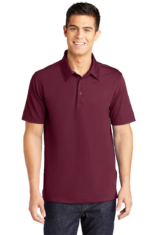 Easy Chic Wear Sport-Tek Mens Active Mesh Moisture Wicking Short Sleeve Polo Shirt - Maroon Easy Chic Wear Sport-Tek Mens Active Mesh Moisture Wicking Short Sleeve Polo Shirt - Maroon