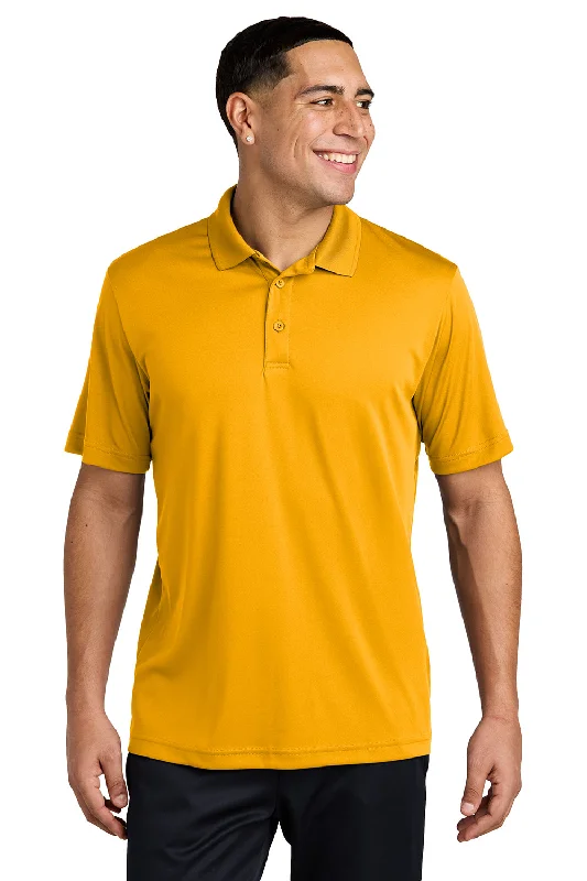 Casual And Versatile Sport-Tek Mens Competitor Moisture Wicking Short Sleeve Polo Shirt - Gold Casual And Versatile Sport-Tek Mens Competitor Moisture Wicking Short Sleeve Polo Shirt - Gold