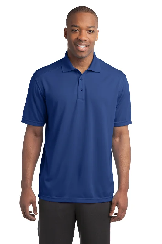 Comfortable And Cold-proof Sport-Tek Mens Micro-Mesh Moisture Wicking Short Sleeve Polo Shirt - True Royal Blue Comfortable And Cold-proof Sport-Tek Mens Micro-Mesh Moisture Wicking Short Sleeve Polo Shirt - True Royal Blue