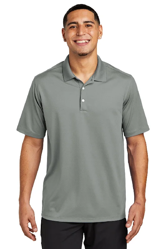 Fresh And Natural Sport-Tek Mens Moisture Wicking Micropique Short Sleeve Polo Shirt - Concrete Grey