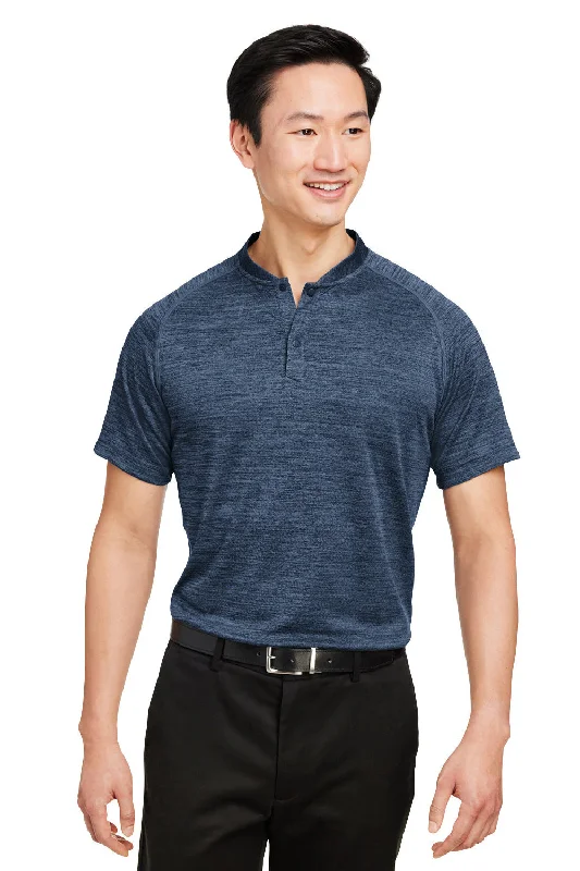 Sexy Fun Spyder Mens Mission Blade Short Sleeve Polo Shirt - Frontier Blue