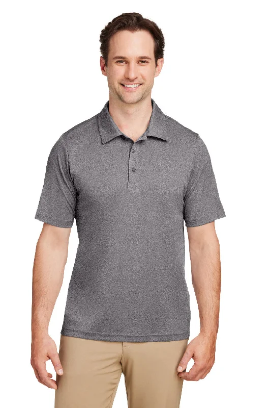 Outdoor Trend Team 365 Mens Zone Sonic Moisture Wicking Short Sleeve Polo Shirt - Heather Dark Grey Outdoor Trend Team 365 Mens Zone Sonic Moisture Wicking Short Sleeve Polo Shirt - Heather Dark Grey