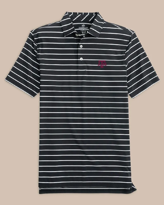 Sports Cool Texas A&M Aggies brrr°®-eeze Desmond Stripe Polo