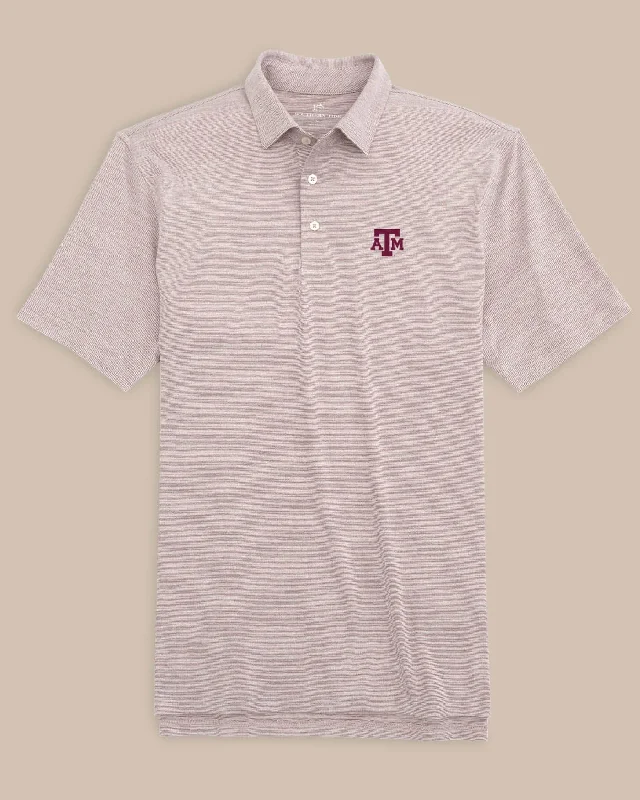 Elegant Style Texas A&M Aggies Driver Spacedye Polo Shirt