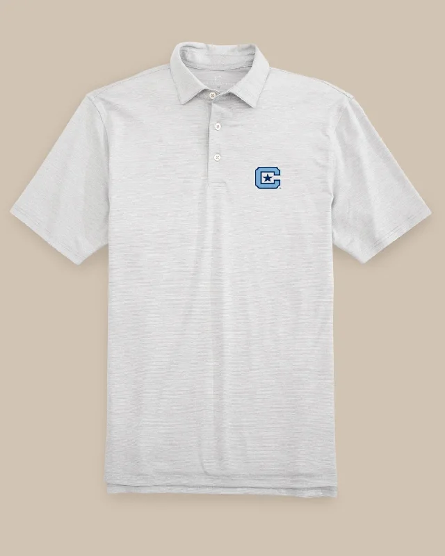 Simple Looks Citadel Bulldogs Driver Spacedye Polo Shirt