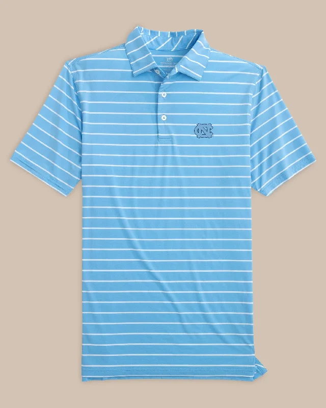 Design And Tailoring UNC Tar Heels brrr°®-eeze Desmond Stripe Polo